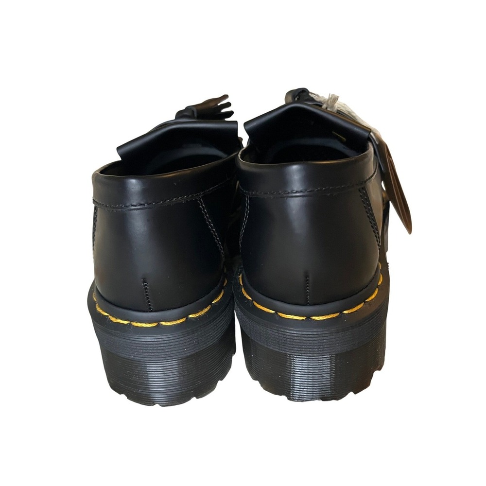 Dr. Martens Black Leather Platform Tassel Loafers - Picture 10 of 13